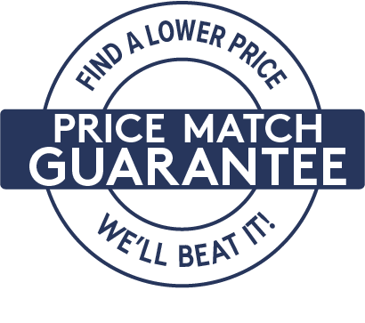 Price Match Guarantee - we'll beat it