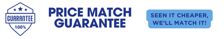 Price match guarantee — seen it cheaper? We’ll match it!